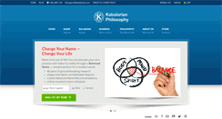 Desktop Screenshot of kabalarians.com