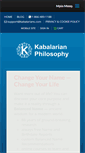 Mobile Screenshot of kabalarians.com